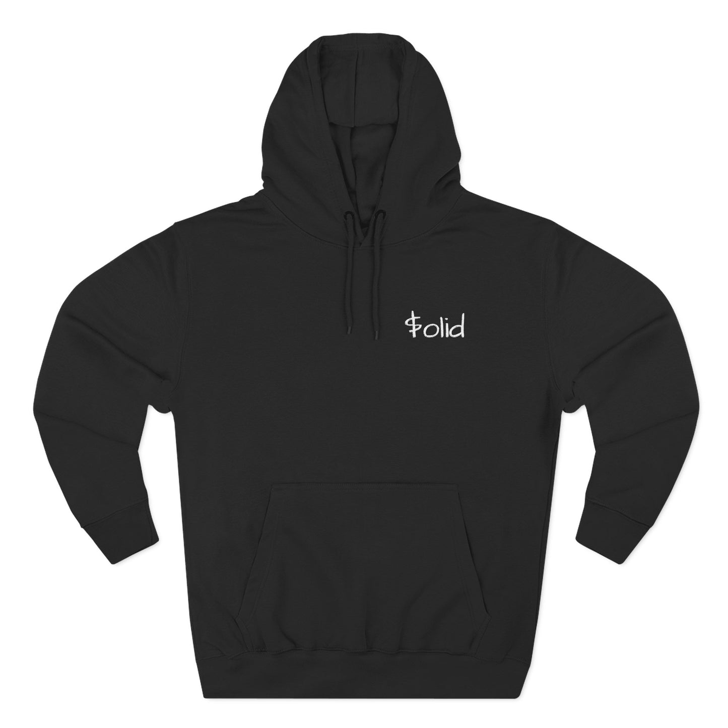 $olid Hoodie - Embroidered