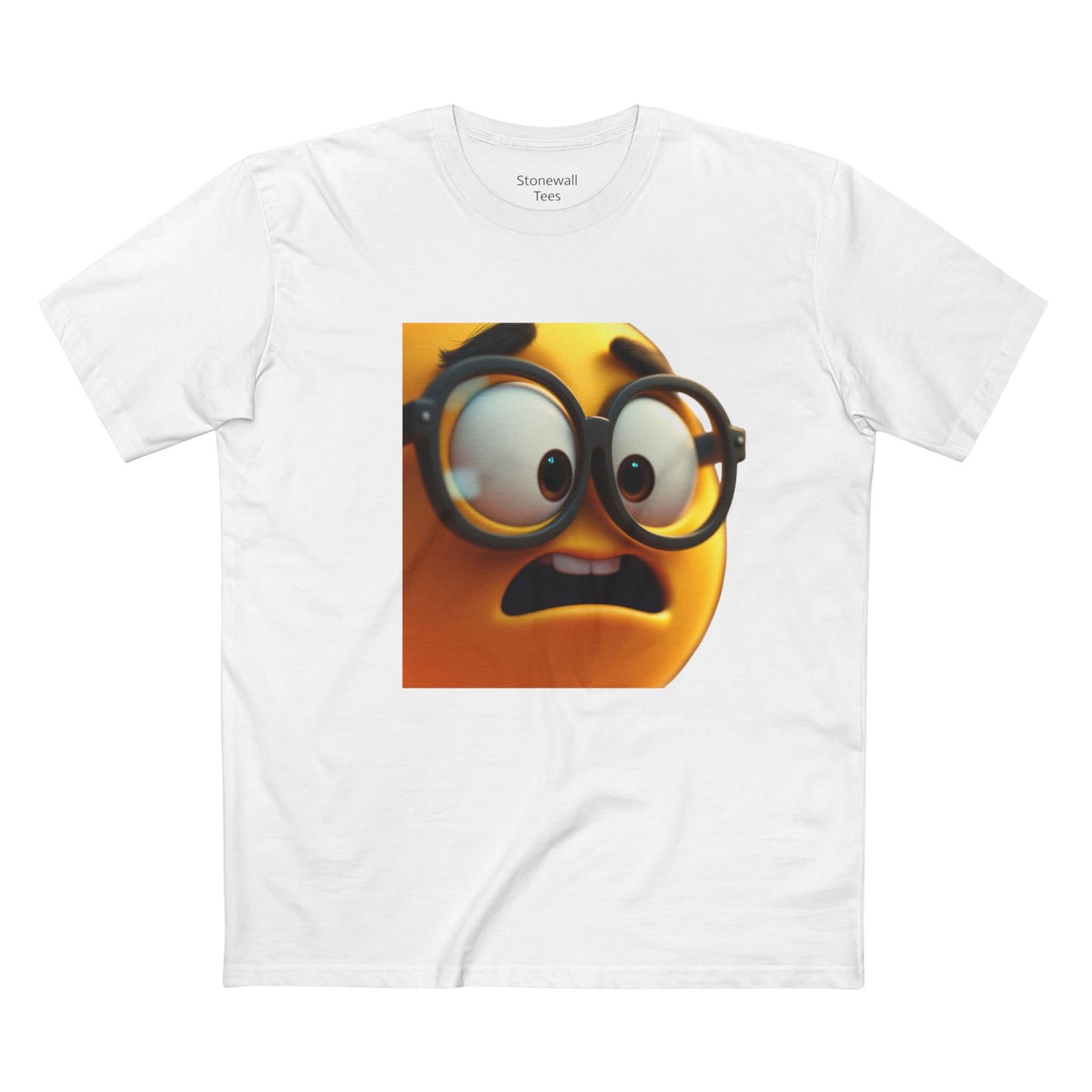 Funny Shocked Emoji Face T‑Shirt