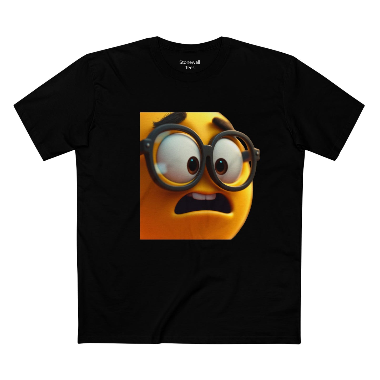 Funny Shocked Emoji Face T‑Shirt