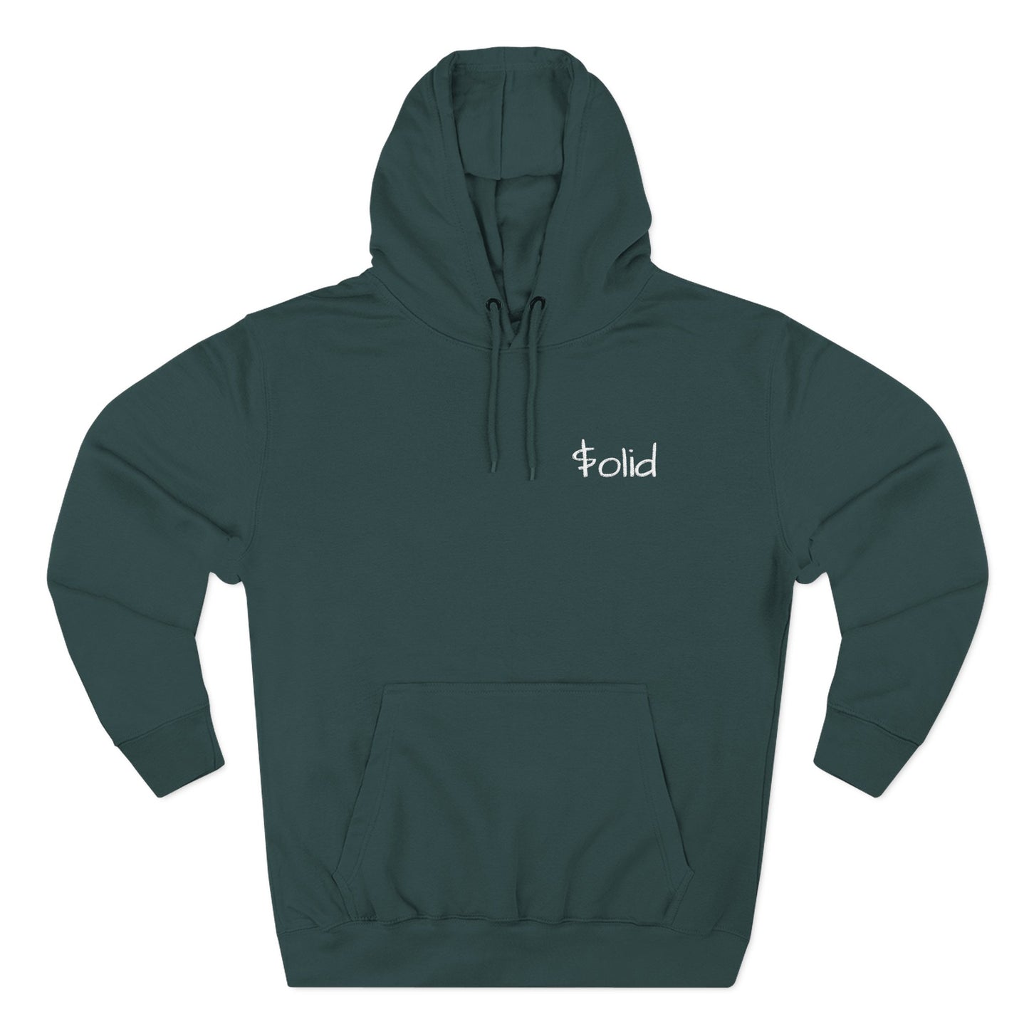 $olid Hoodie - Embroidered