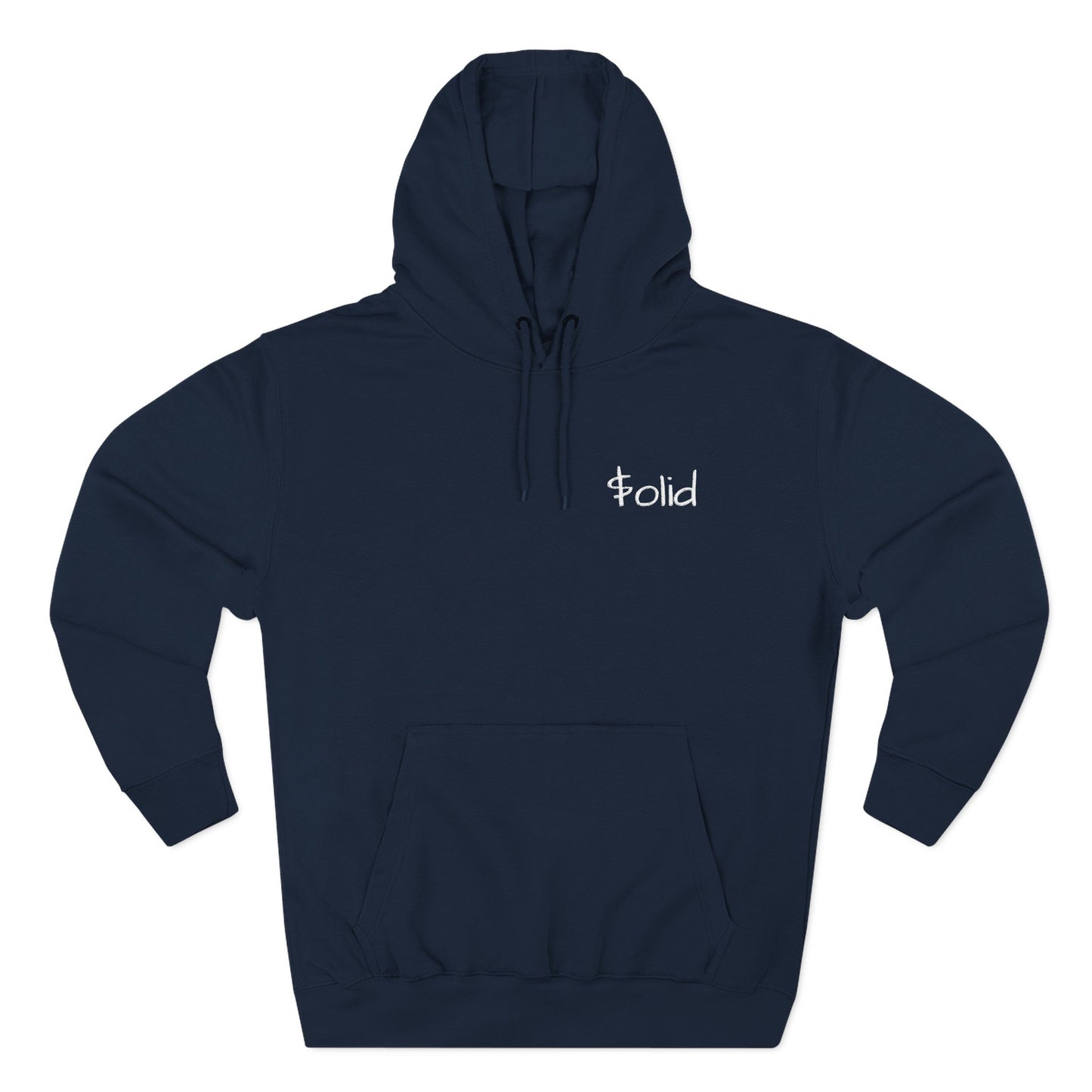 $olid Hoodie - Embroidered