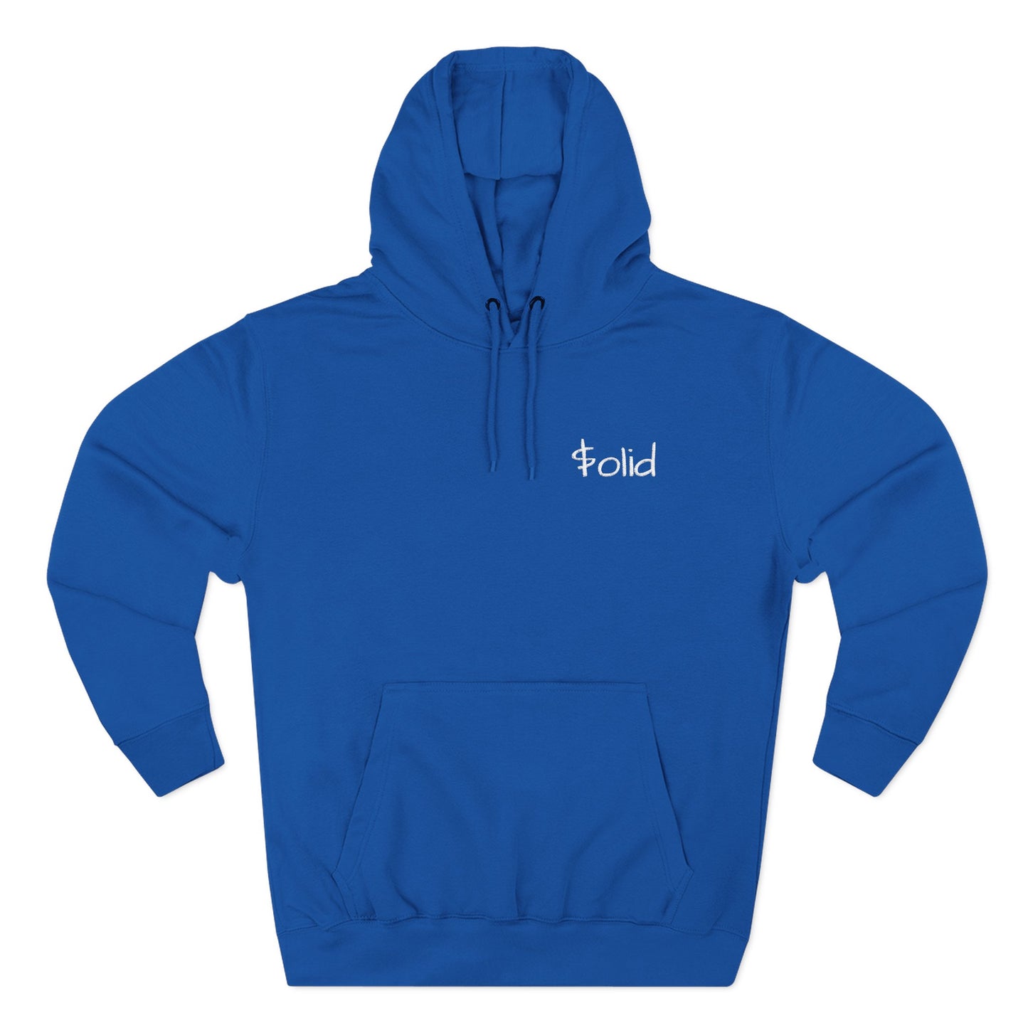 $olid Hoodie - Embroidered